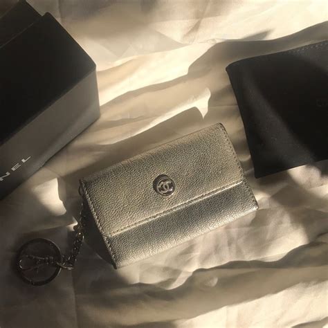 channel key chain|chanel keychain wallet.